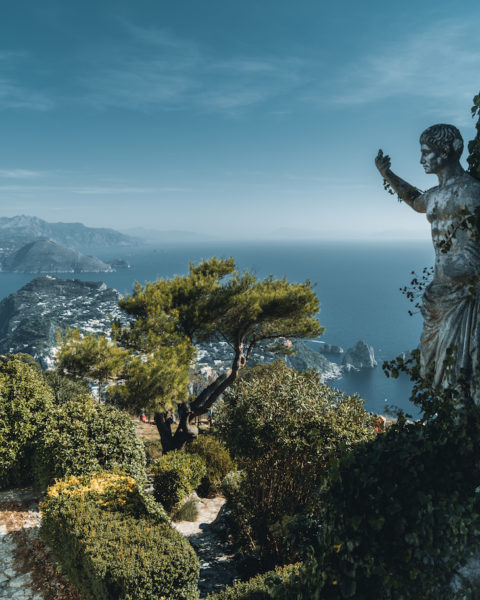 Italien Amalfikueste: Ausblick Monte Solaro