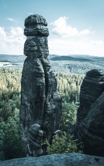 Malerweg Sächsische Schweiz: Die Barbaren am Pfaffenstein auf der fünften Etappe